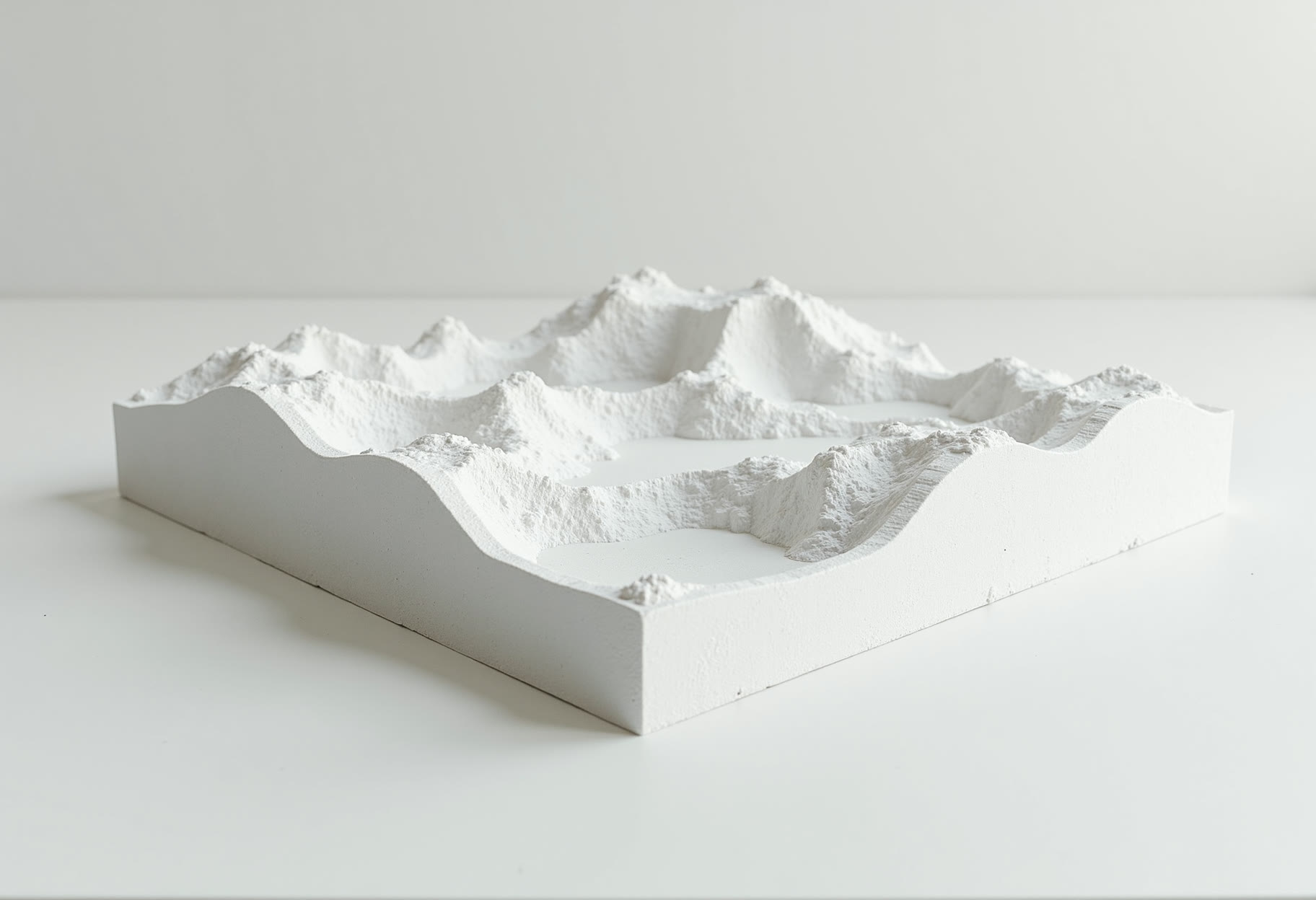 Site model with topography and massing